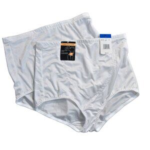 NWT | White High Waist Tummy Control Smoothing Shaping Briefs Underwear | XLarge